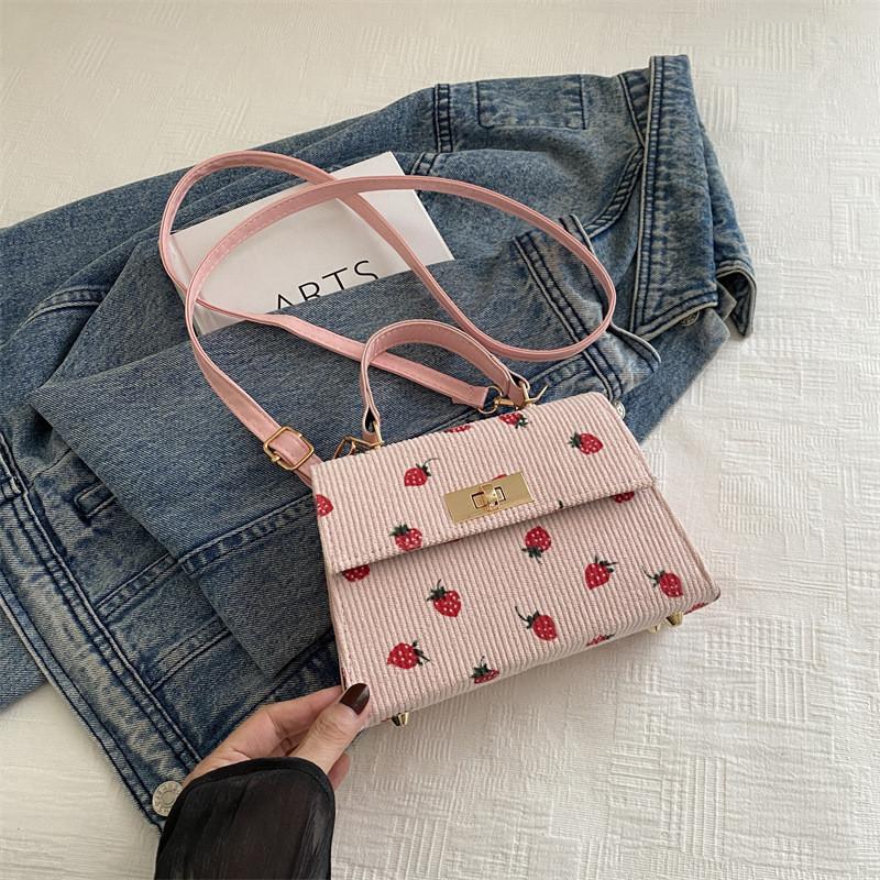 Adorable Summer New Small Square Bag Trendy Versatile Pu Leather Crossbody Bag