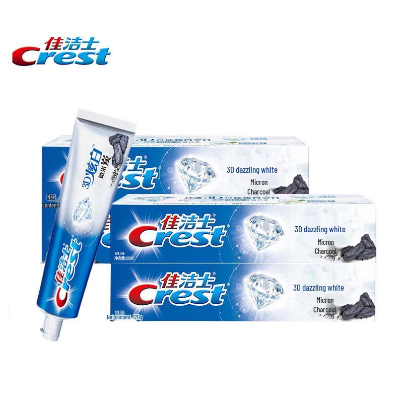 

Crest 3D White Micro-Charcoal Fluoride Toothpaste