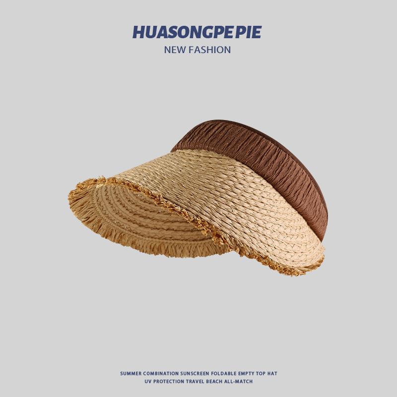 Women's Straw Hat Summer Sun Shading Hat Sun Shading Hat Tourism Vacation Beach Beach Hat