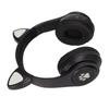 Leuchtende Katzenohren Bluetooth Kopfhörer Bass Faltbar Kabellos Headwear Atmungslicht Headset