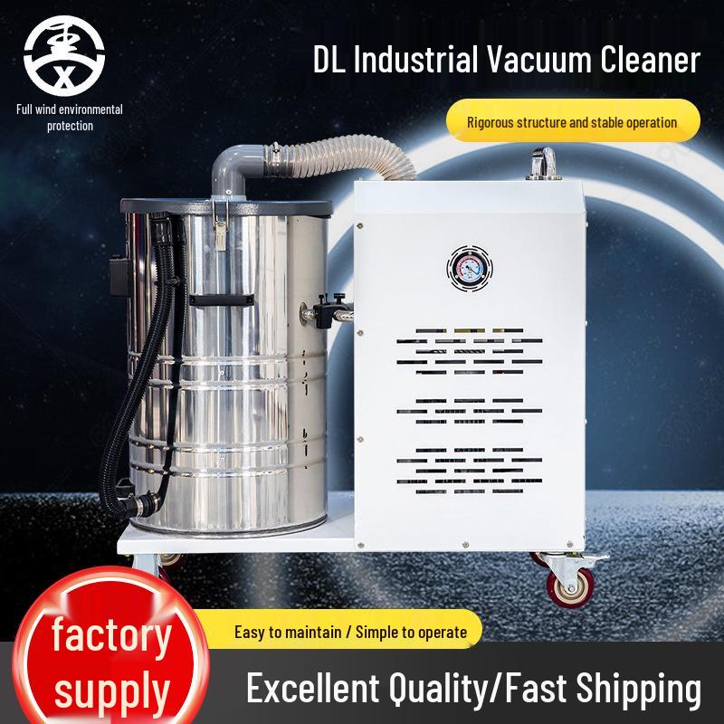 Compact High-Power Industrial Vacuum Cleaner for Wet and Dry Use