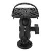 Fish Finder Mount Nylon Silicone Stable Clamping Ball Swivel Design Universal Marine Electronics Mou