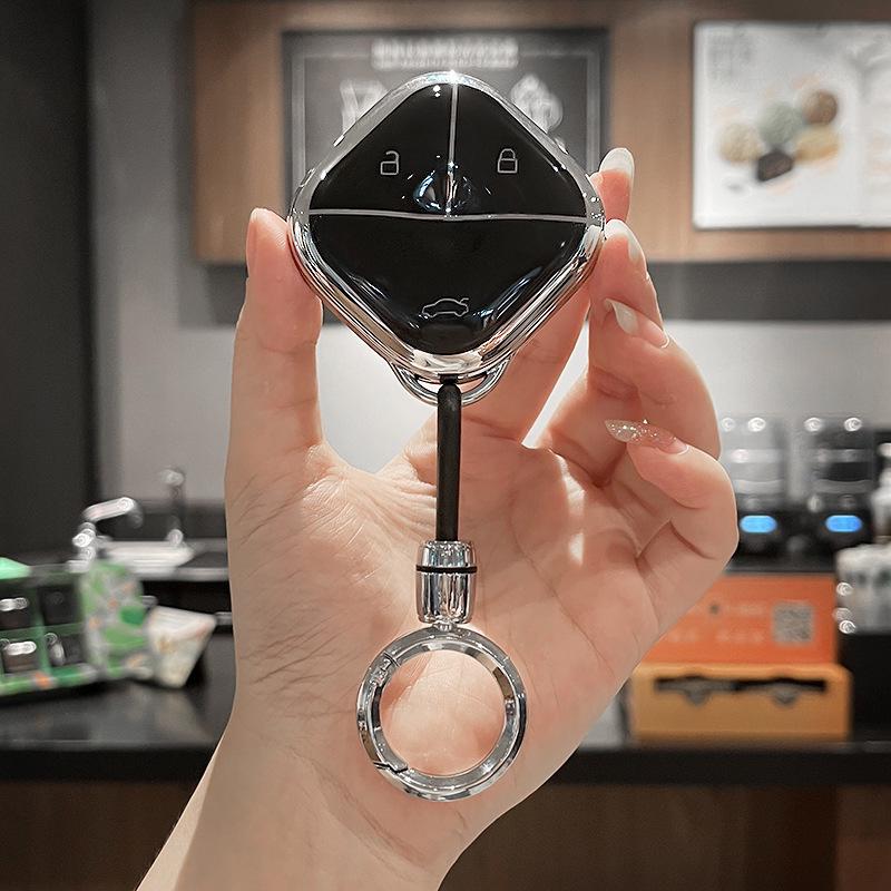 Compatible Baojun Car Key Case for Models 510, 730, 530, 360, 560, 310W, 630 - Protective Shell with Special Buckle Bag