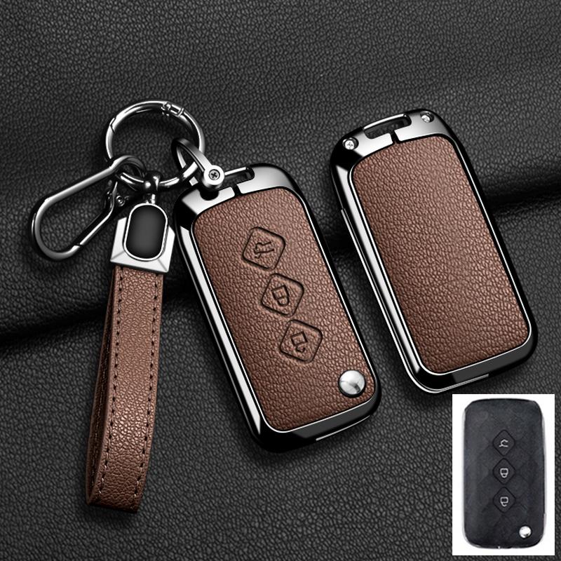 Car Zinc Alloy Remote Key Case For Chevrolet AveoTrax Groove Captiva 2024 Wuling Hongguang S Baojun 510 730 360 560 RS-5 530 630