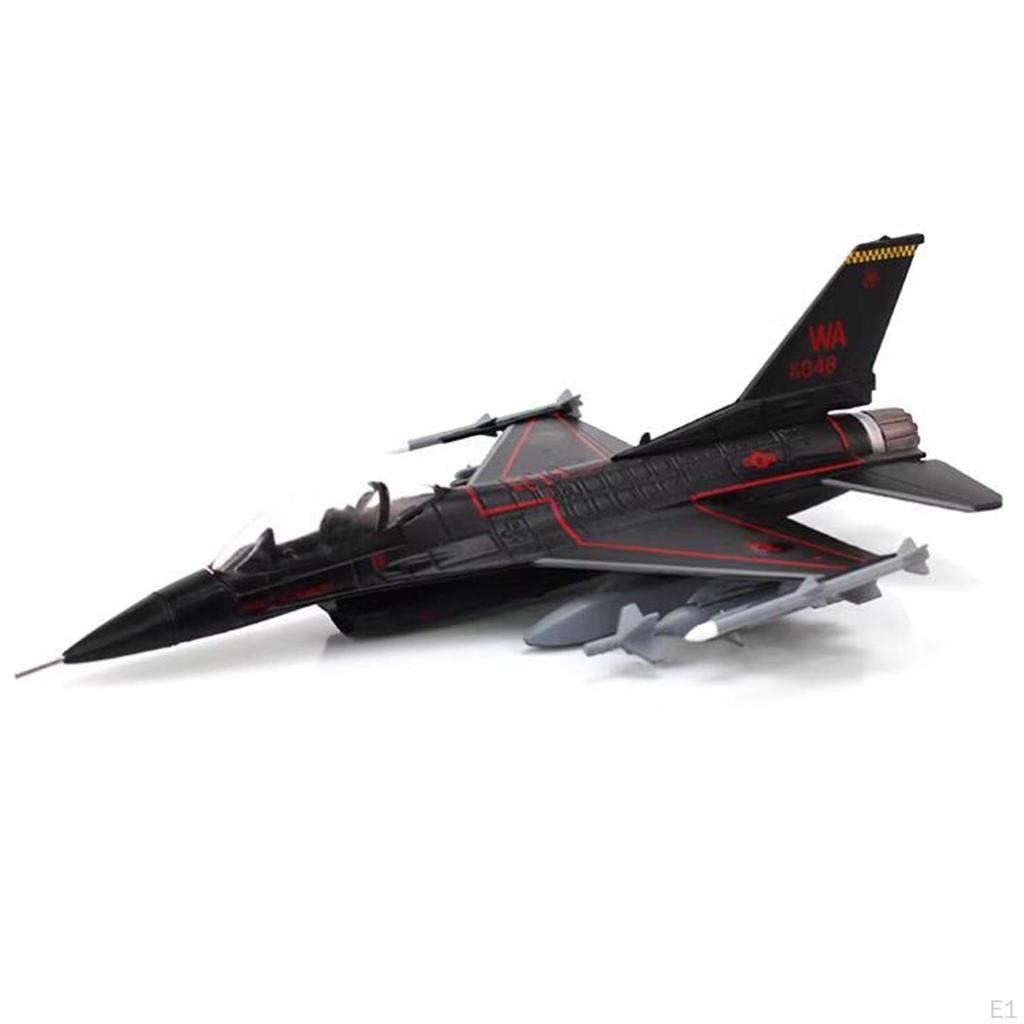 1/100 F16D Flugzeug Modell Kämpfer Legierung Simulation Flugzeug Flugzeug für