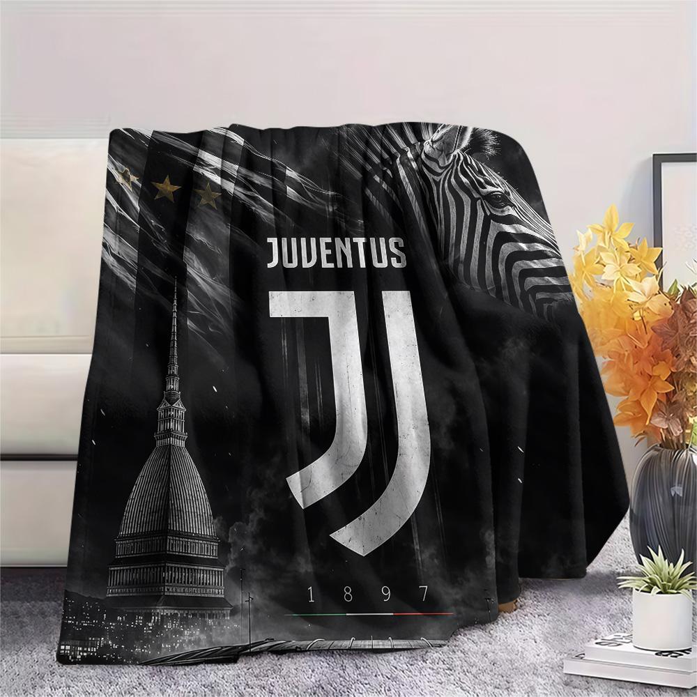 Juventus Football Club Flanelldecke, Hohe Qualität, Bequem für alle Jahreszeiten, Heimdekoration, Wärme und Komfort
