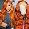 TUME new wig female light pink medium big wave long curly hair fluffy front lace headgear spot