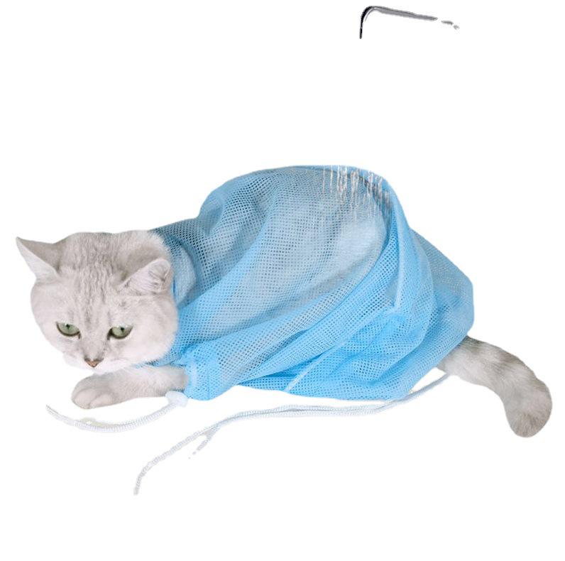 Cat Bathing & Grooming Bag: Anti-scratch, Nail Clipping, Ear Cleaning, Fixing - Pet Supplies for Washing Cats