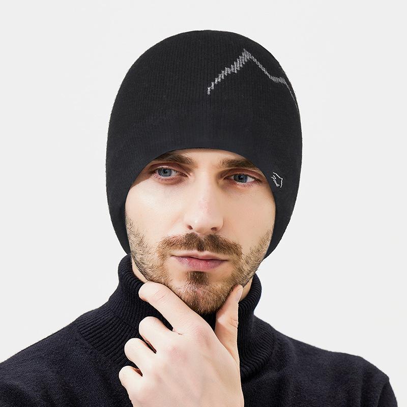NORTHWOOD Winter Beanies Hat with Anti Cold and Warm Insulation Men and Women with Velvet Ear Protection Knitted Hat