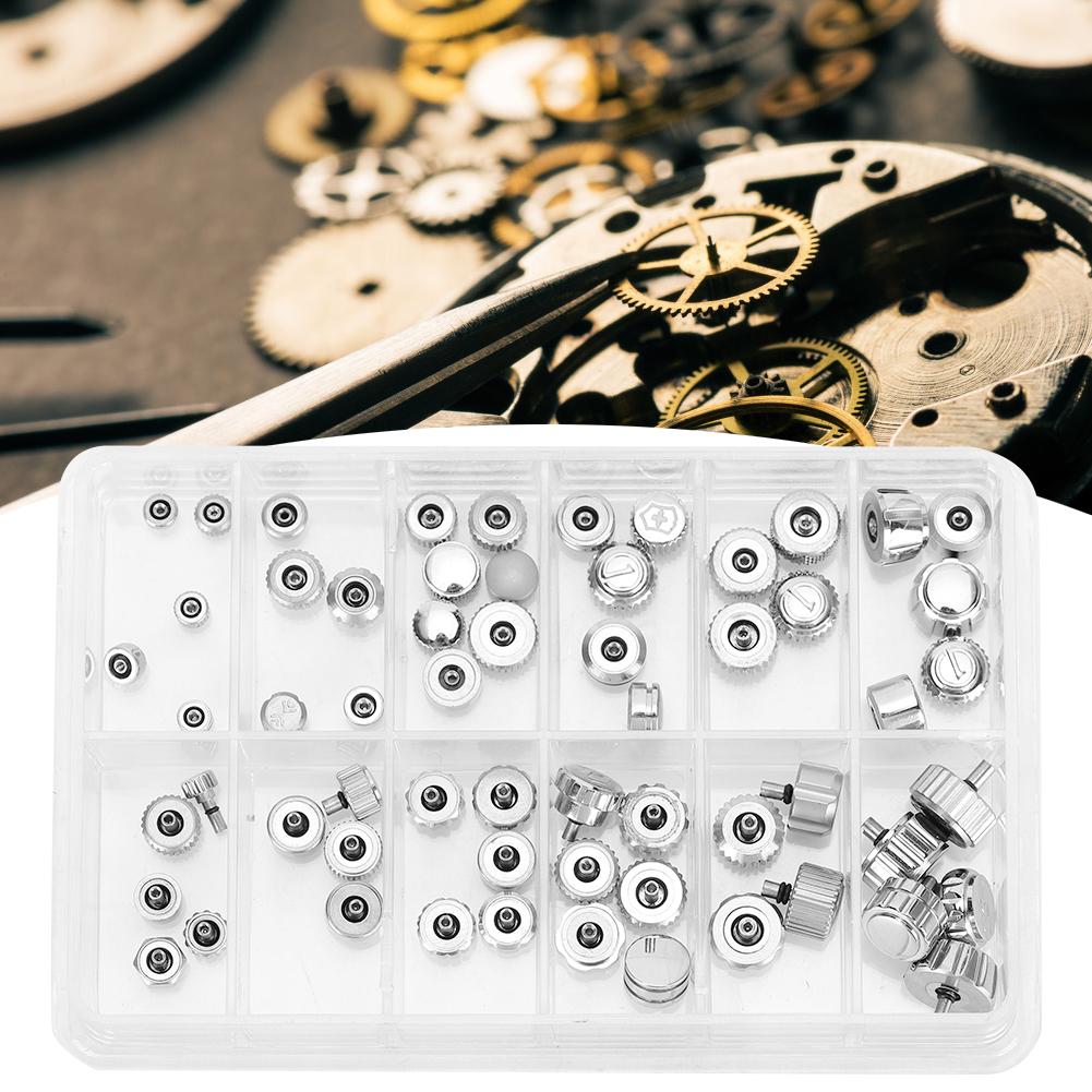 Stainless Steel Watch Crown Chronograph Button Watch Replacement Accessory