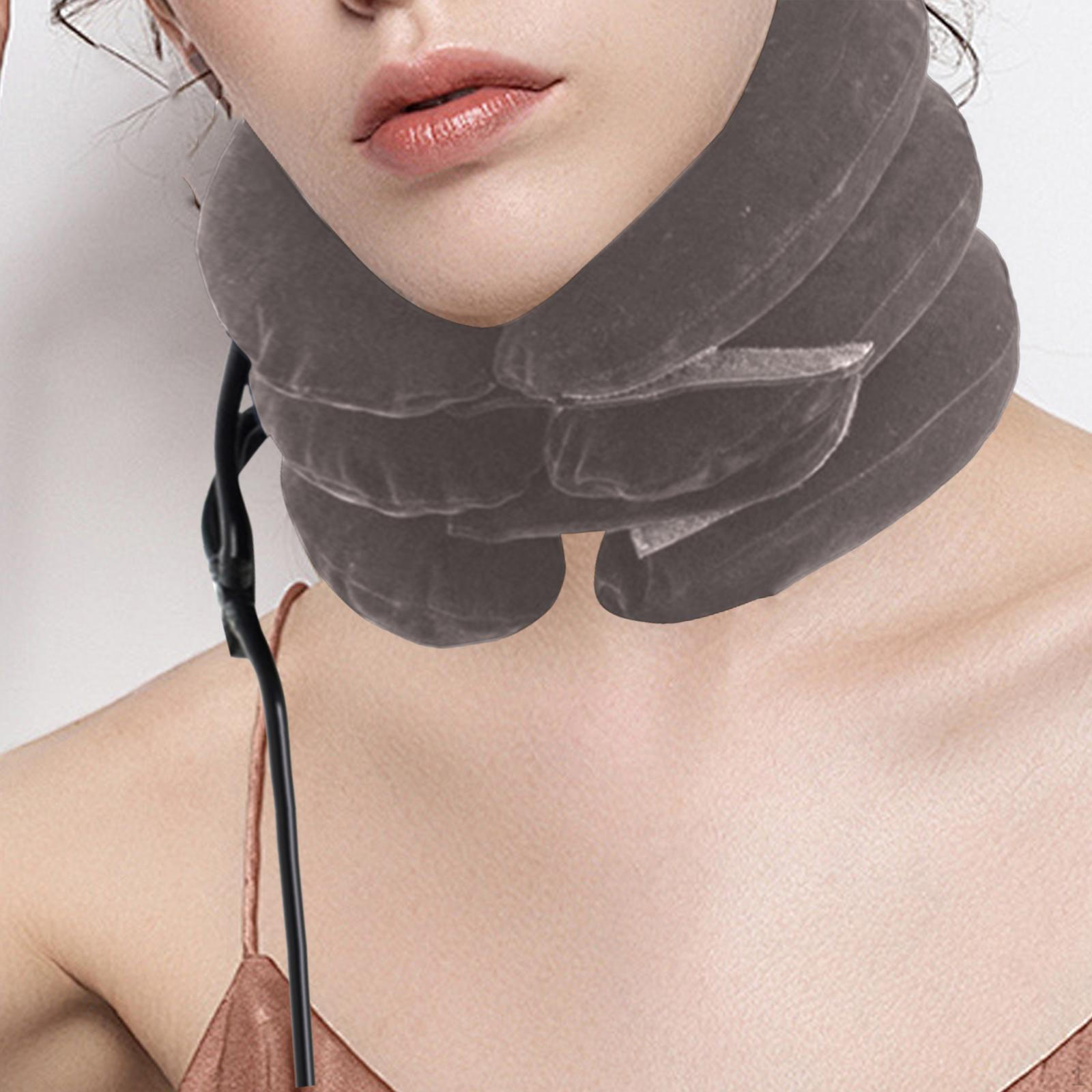 

3-слойный растяжитель для шеи, надувной, расслабляющий, расслабляющий, портативный, с поддержкой тяги