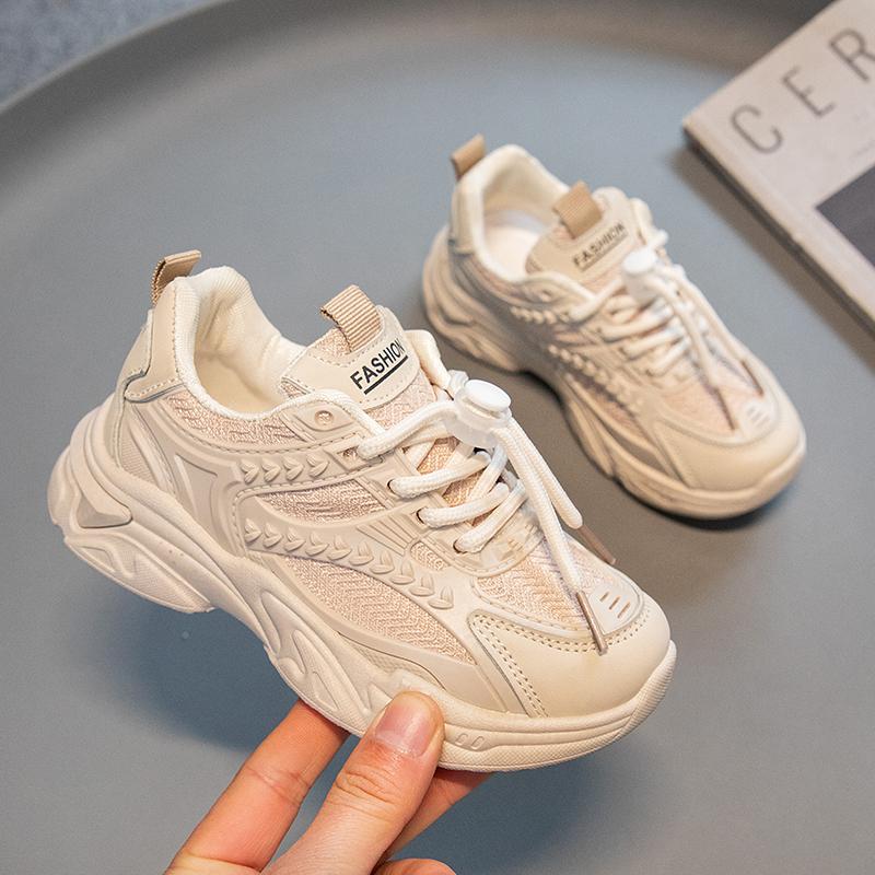 

Легкая дышащая нескользящая весенняя детская обувь для спорта и отдыха Joker для мужчин и женщин 26-37 37 хаки