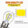 Ruiandsion H6M P15D LED Motorcycle Light Bulb, White AC/DC 6V 2835 28SMD P15D-25-1 High/Low