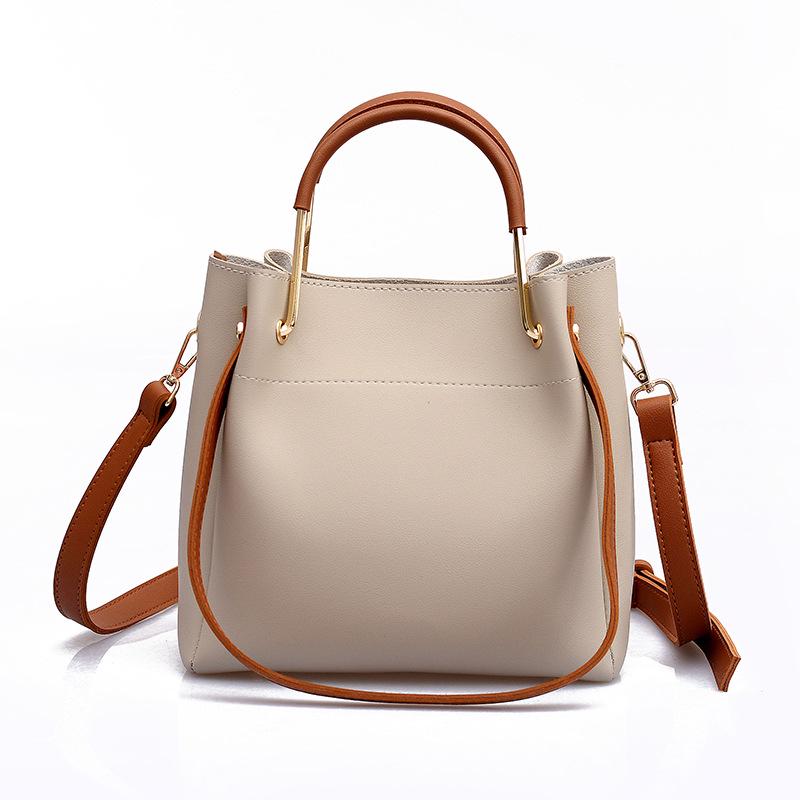 Bag Women's New Advanced Sense Bucket Bag Large Capacity Single Shoulder Hand Crossbody Bag