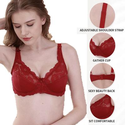 Sexy Spitzen-Push-Up-BH in Übergröße (Westlicher Stil)