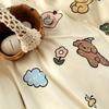 Ins Cute Duvet Cover Sets 4 pcs For Girls Kids 2025 New Cartoon Bedding Set Single Size Bed Sheets Set Pillowcases No Filling