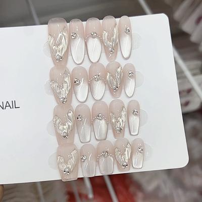 Pure Hand-made Phototherapy Wear Nail Tablets The Legend of The Sea Wear Nail Finished Product Reused Nail Art