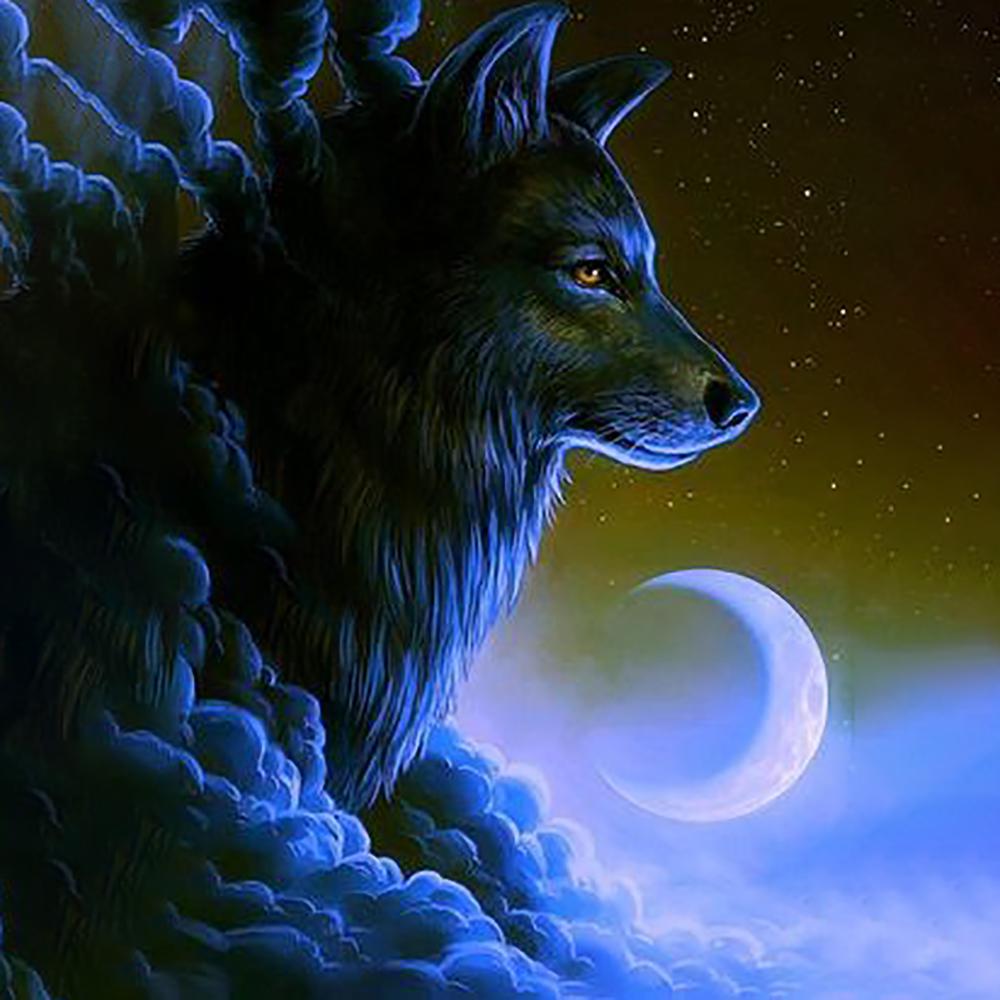 5D DIY Diamond Drawing Cartoon Animal Cartoon Full Diamond Square/round Diamond Embroidery Cross-stitch Set Home Wall Decorative Art