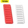 TESIN Aluminum Alloy Car Left Foot Step Pedal Foot Rest Pedal Cover Anti Slip Accessories for Ford Mustang 2015 + Car