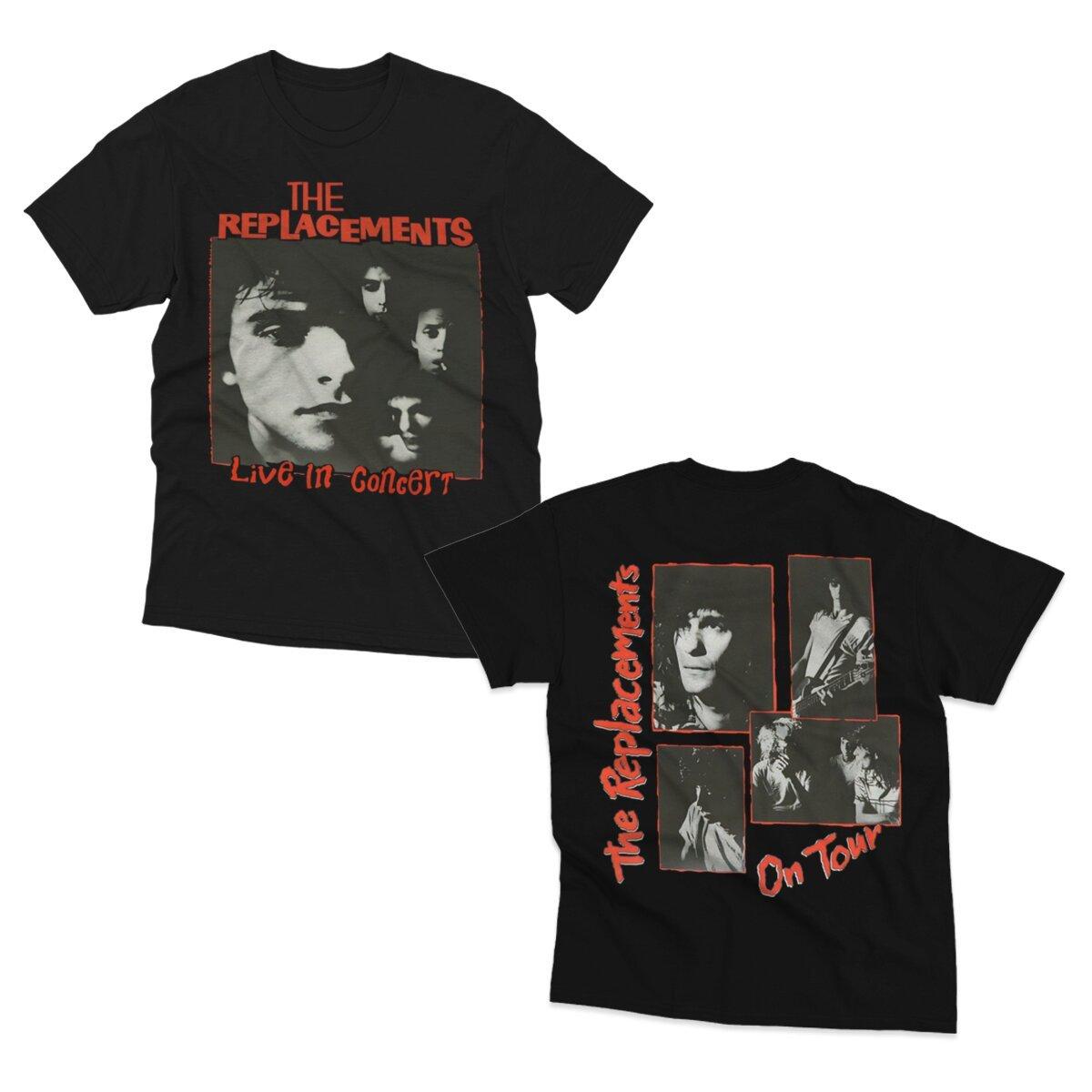 

The Replacements Rock Band High Street Trendy Tshirt with Loose Short Sleeves and Printed Design M