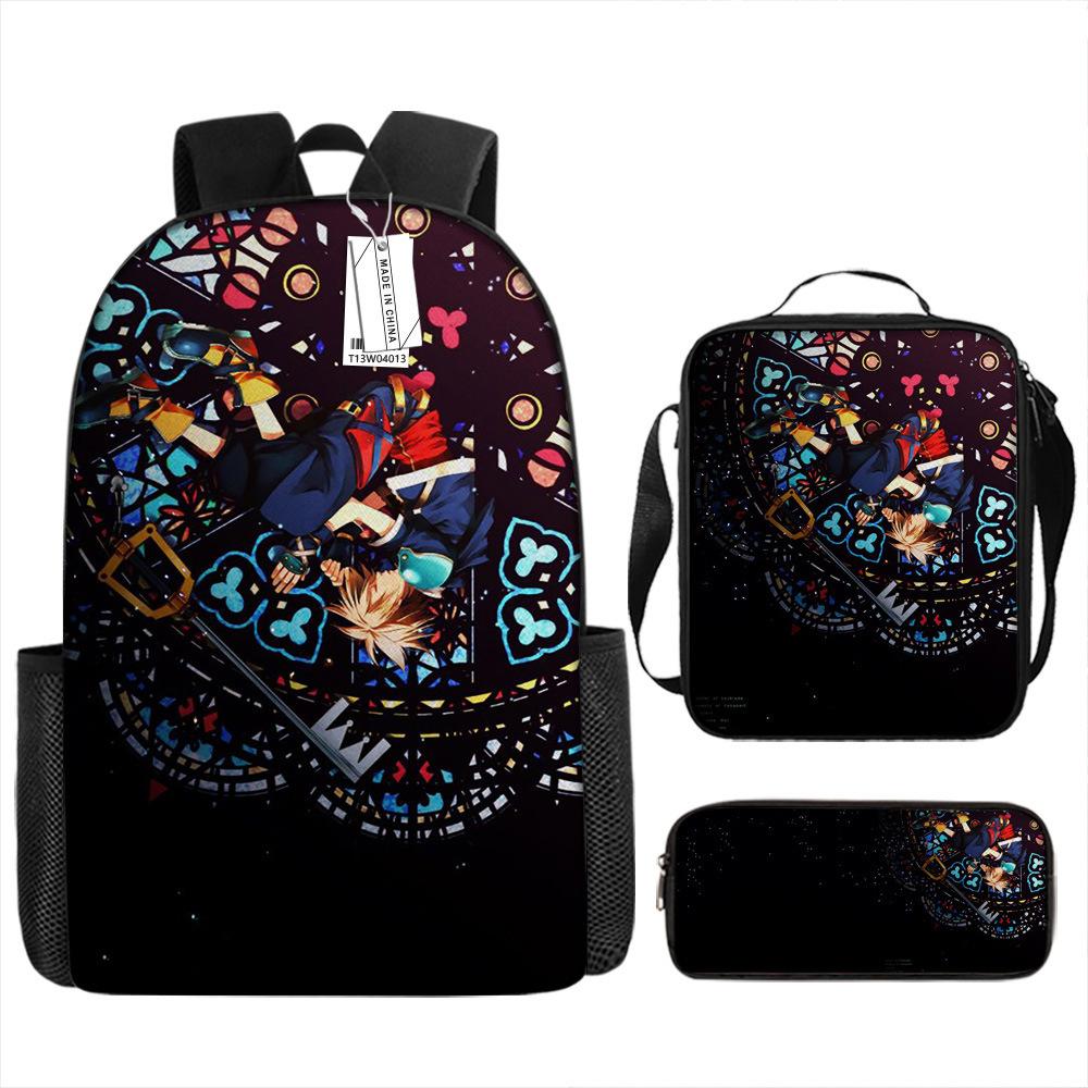 Anime Backpack Kingdom Heart Backpack European and American School Bag