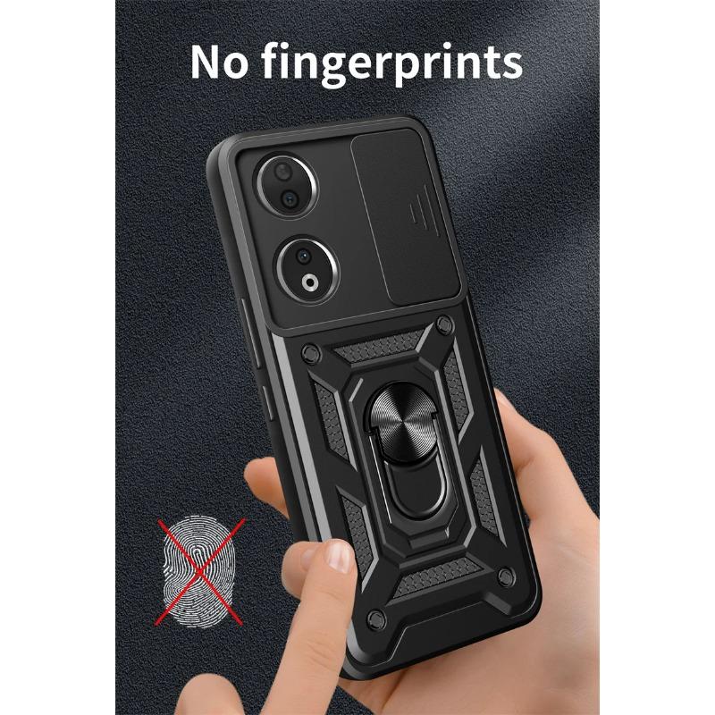 Shockproof Armor Magnetic Holder Ring Case For Honor 90 Honor90 Lite Honer 70 50 X6A X7A X8A X7 X8 X9 X5 Plus Lens Protect Cover
