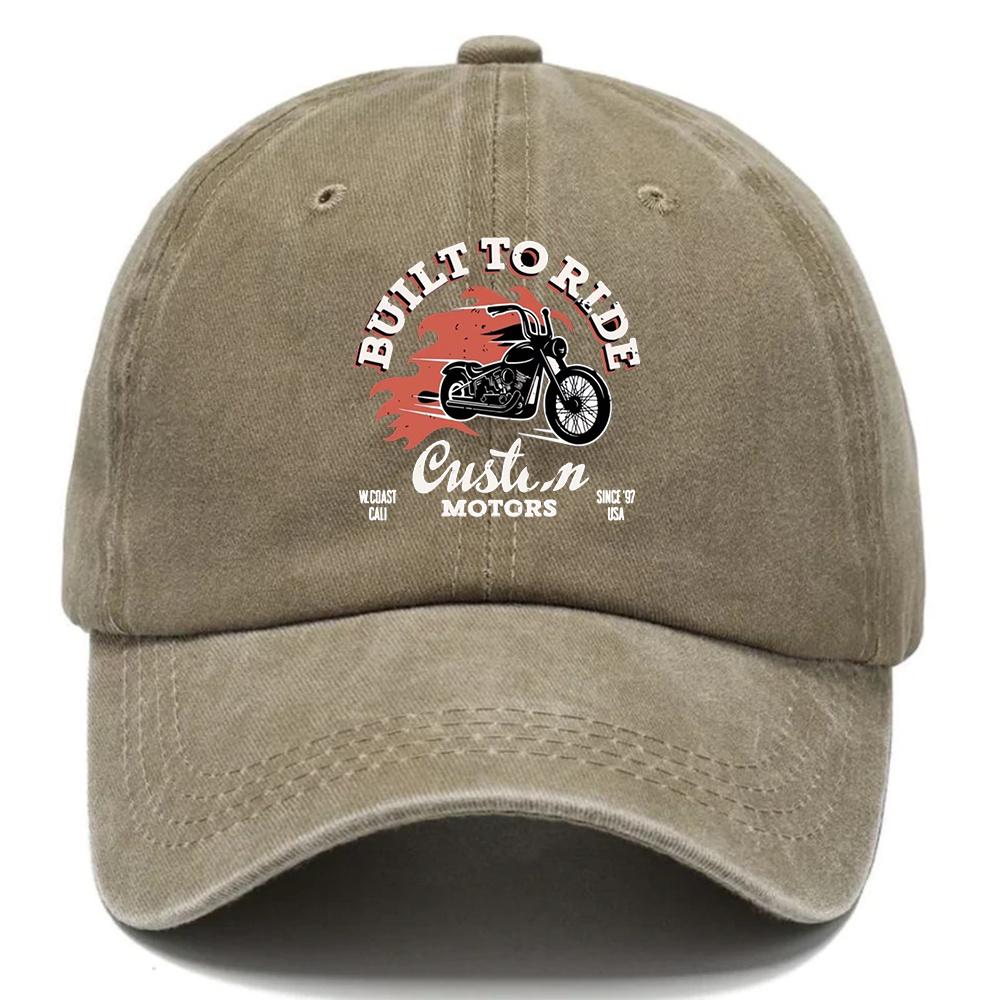 Pc Retro Motorcycle Hat Beach Hats for Women Outdoor Style Hats for Men Breathable Caps Lightweight And Breathable Outdoor