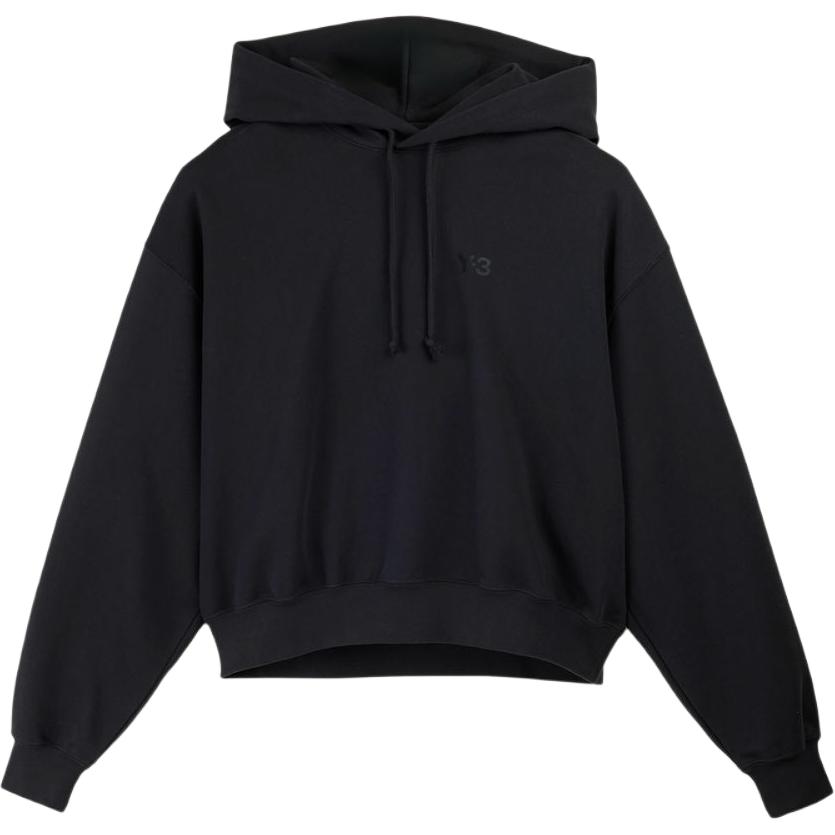 

Y-3 SS25 Logo Hoodie Women hoodies Black JX7373 XXS