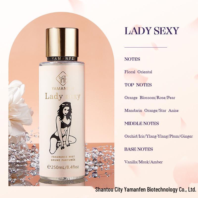 Gold-Plated Victoria Flowing Sand Perfume Spray, 250ml, Rose Floral Scent, Long-Lasting Fragrance 250ml