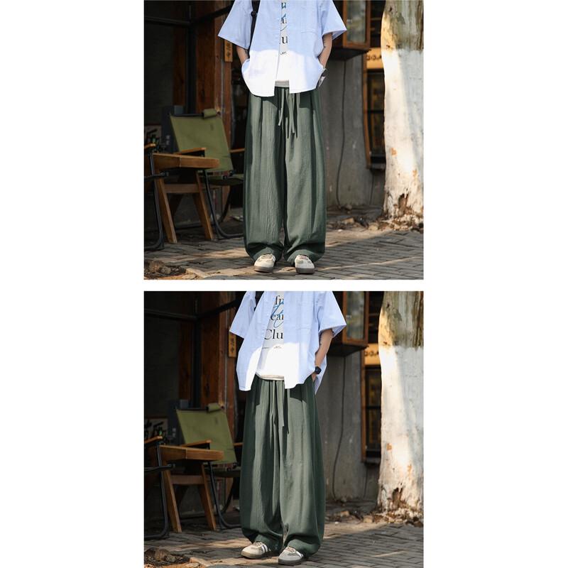 Men's Loose Fit Quick-Dry Wide Leg Casual Pants
