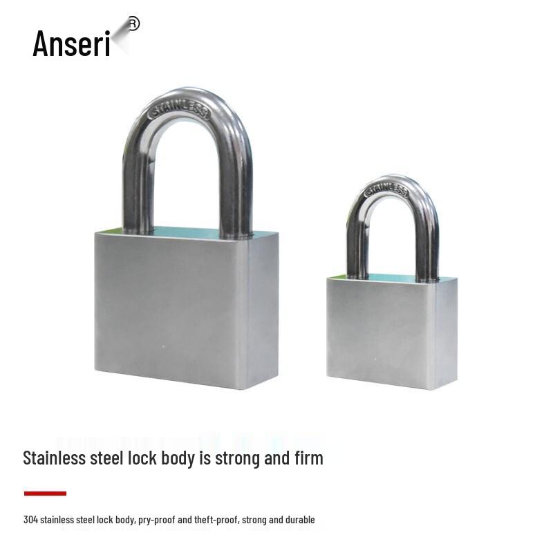 Ancai Rui 50mm Stainless Steel Waterproof Padlock