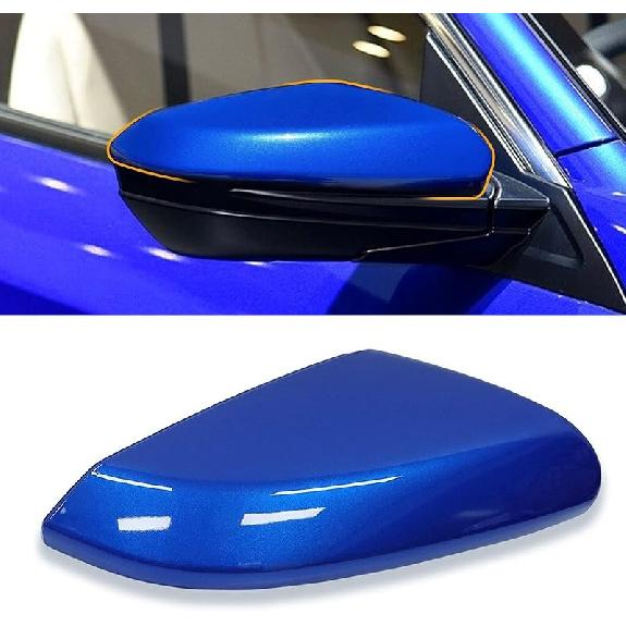 Moonlinks Compatible With 2016- Honda Civic Side Mirror Cover Replacement,Glossy Black LH & RH Side Door Rearview Mirror Cap Trim For 10Th Gen