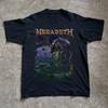 Vintage 90er Megadeath Tour T-Shirt, Unisex Schwarzes Baumwoll-T-Shirt, Größe S-5XL Unisex T-Shirt