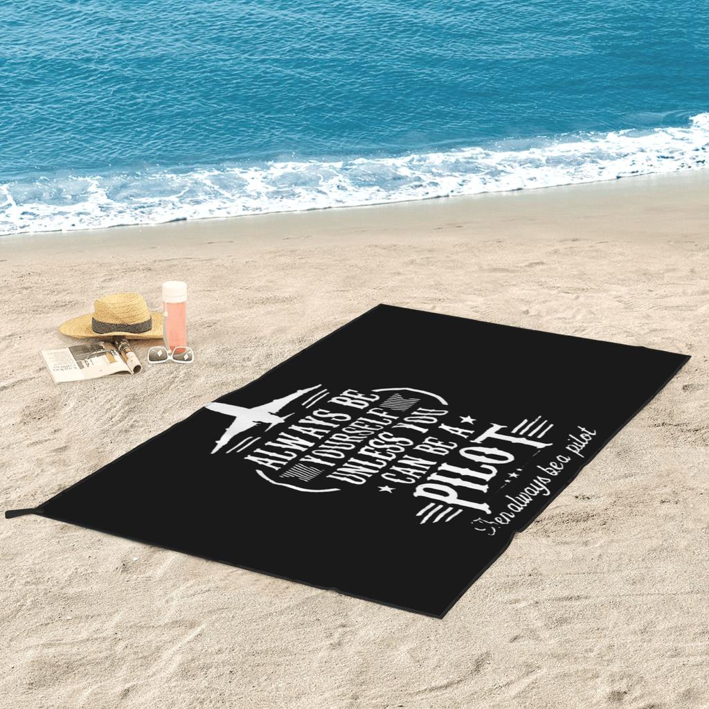 Born To Fly Captain Stripes Flight Pilot Aviation Aviator Airplane Beach Towel Soft Quick Dry Absorbent Quick Towels For Bath