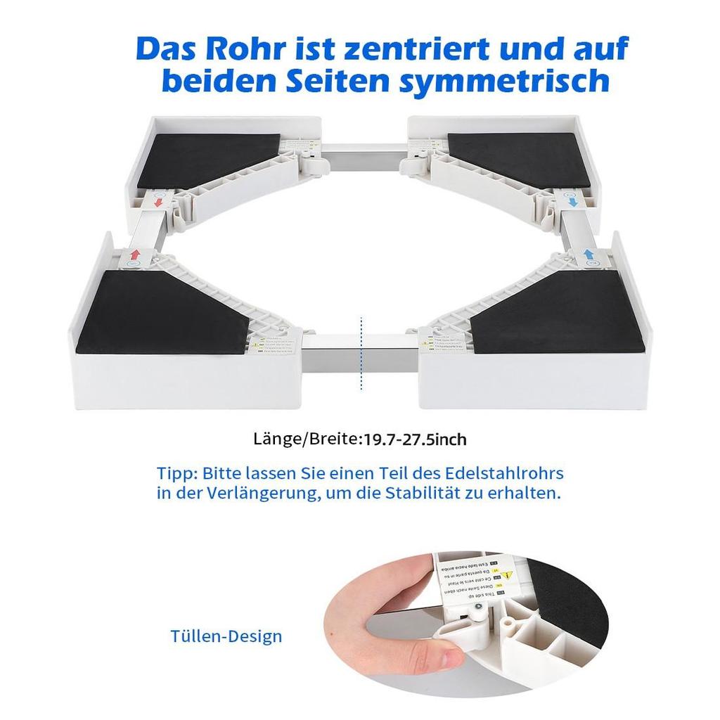 NEW Verbindungsrahmen für Waschmaschine/Wäschetrockner,Universal-Stapelbausatz