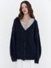 Fabricseoul Cozy Feather Knit Cardigan