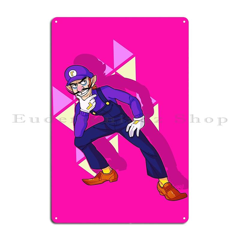 Luigi’S Mansion: Neville Portrait Metal Signs Wall Mural Kitchen Design Wall Decor Tin Sign Posters