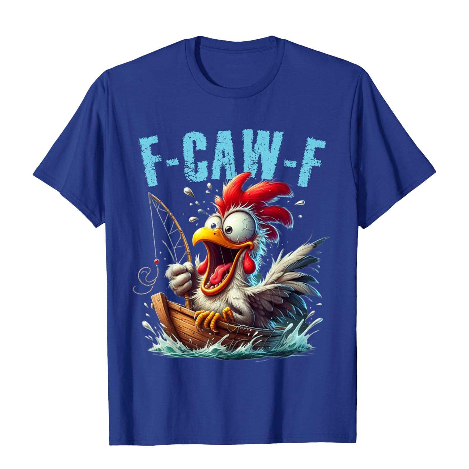 

Смешная футболка с петухом, кукарекающим F-Caw-F, и каламбуром XXL