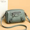 Leather women's bag new fashion shoulder bag women's high-end camera bag crossbody first-layer cowhide bag