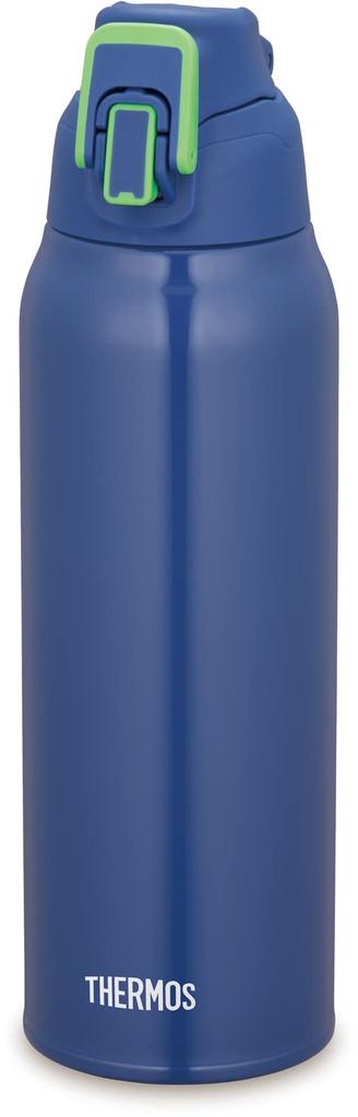 Thermos Vacuum Insulated Sports Bottle, 1L, Blue-Green, Keeps Drinks Cold Only, FHT-1002F BLGR