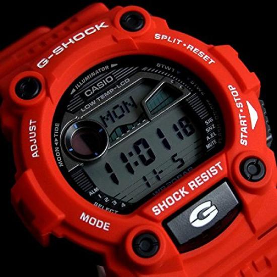 Big Case Low Temperature 20 ATM Water Plastic Strap Watch Red G-SHOCK -20°C Resistant, Resistant, G7900-3 G7900A-4