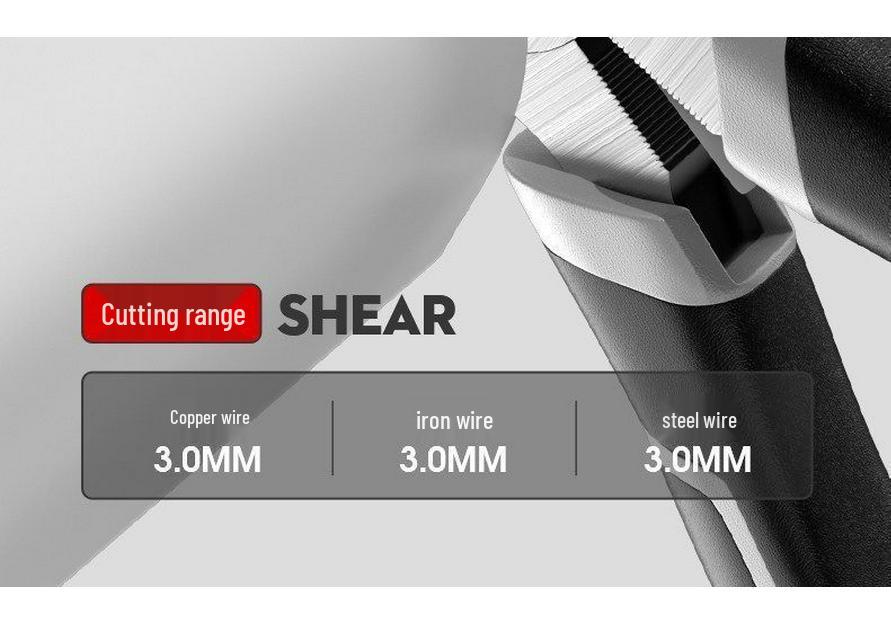 Electrician's Multi-functional Needle-Nose Pliers: Industrial-Grade, Labor-Saving Wire Cutters