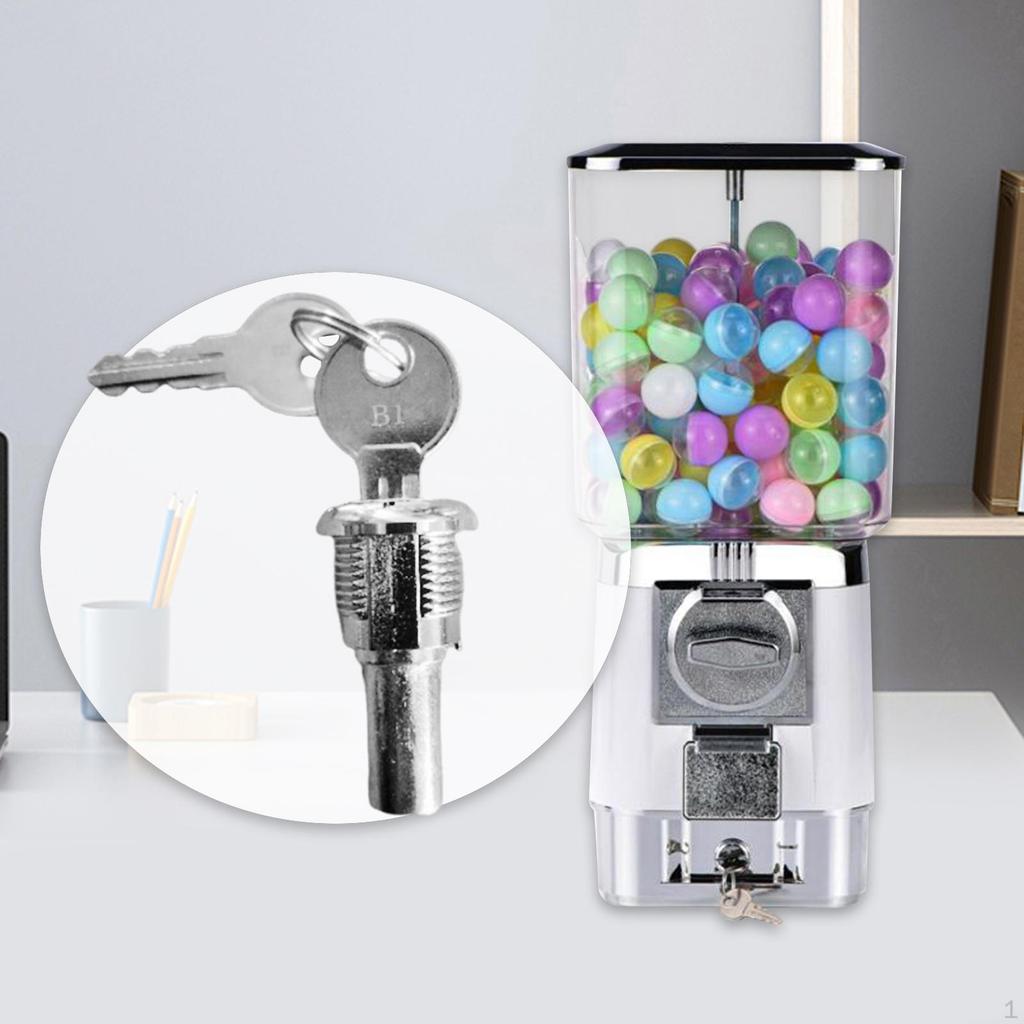 Tubular Lock with Keys Flexible Convenient Easy to Install for Pinball Arcade Machine Doors Game