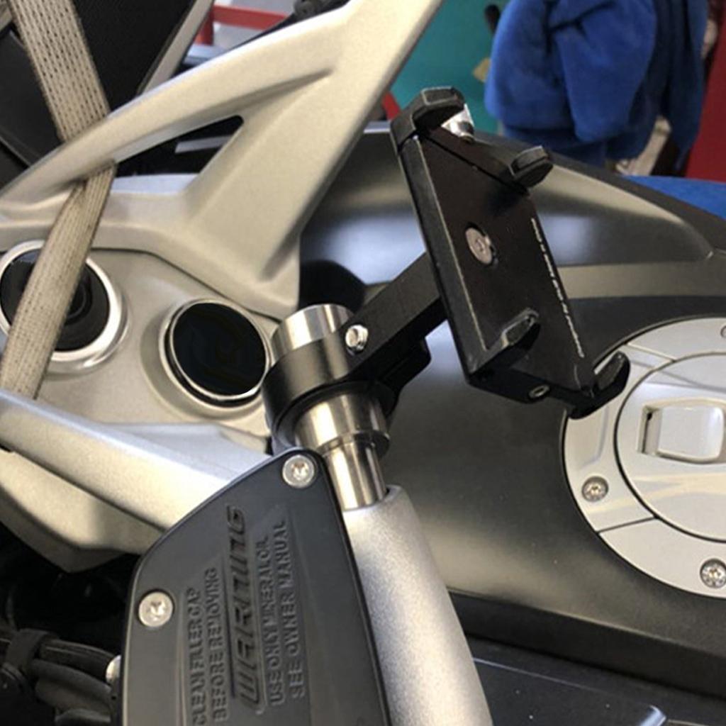Phone Holder for R1200RT Navigation Bracket Stand Handle Bar Extension Rod