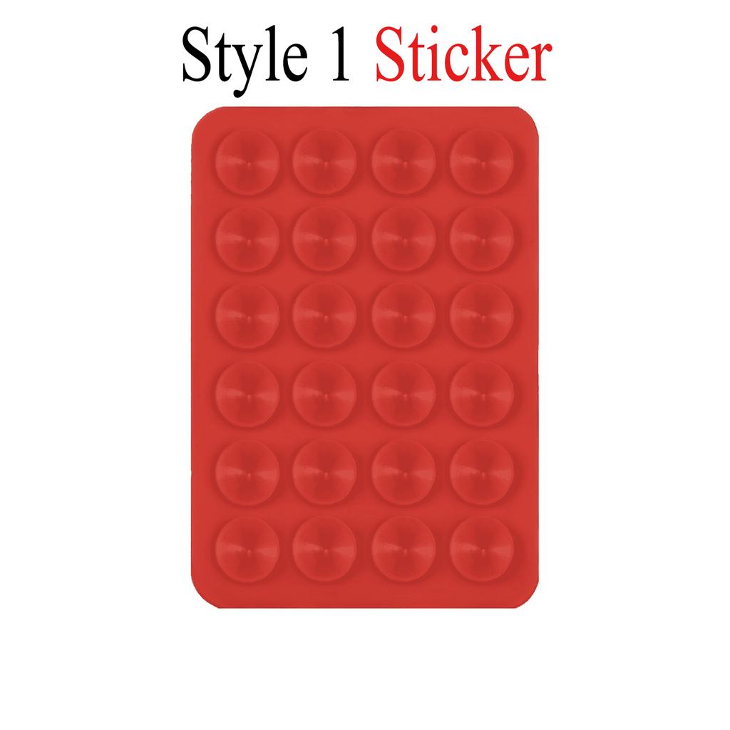 Sticker/Double-sided Suction Cup Adhesive Silicone Suction Pad Bracket Multifunction Rubber Sucker Pad Durable Mobile Phone