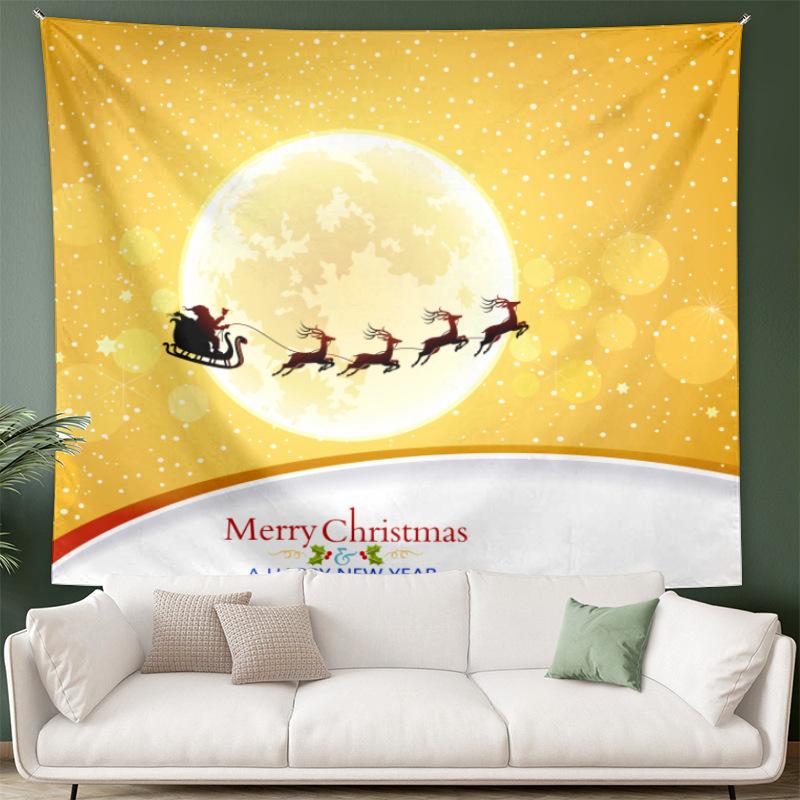 Christmas Tapestry Amazon European and American Holiday Christmas Background Cloth Bedroom