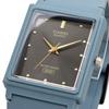 Casio Analogové hodinky Chipkashi Levné Casio MQ-38UC-2A2 Matný šedavě modrý uretanový pásek Obdélníkový ciferník Unisex Zámořský model