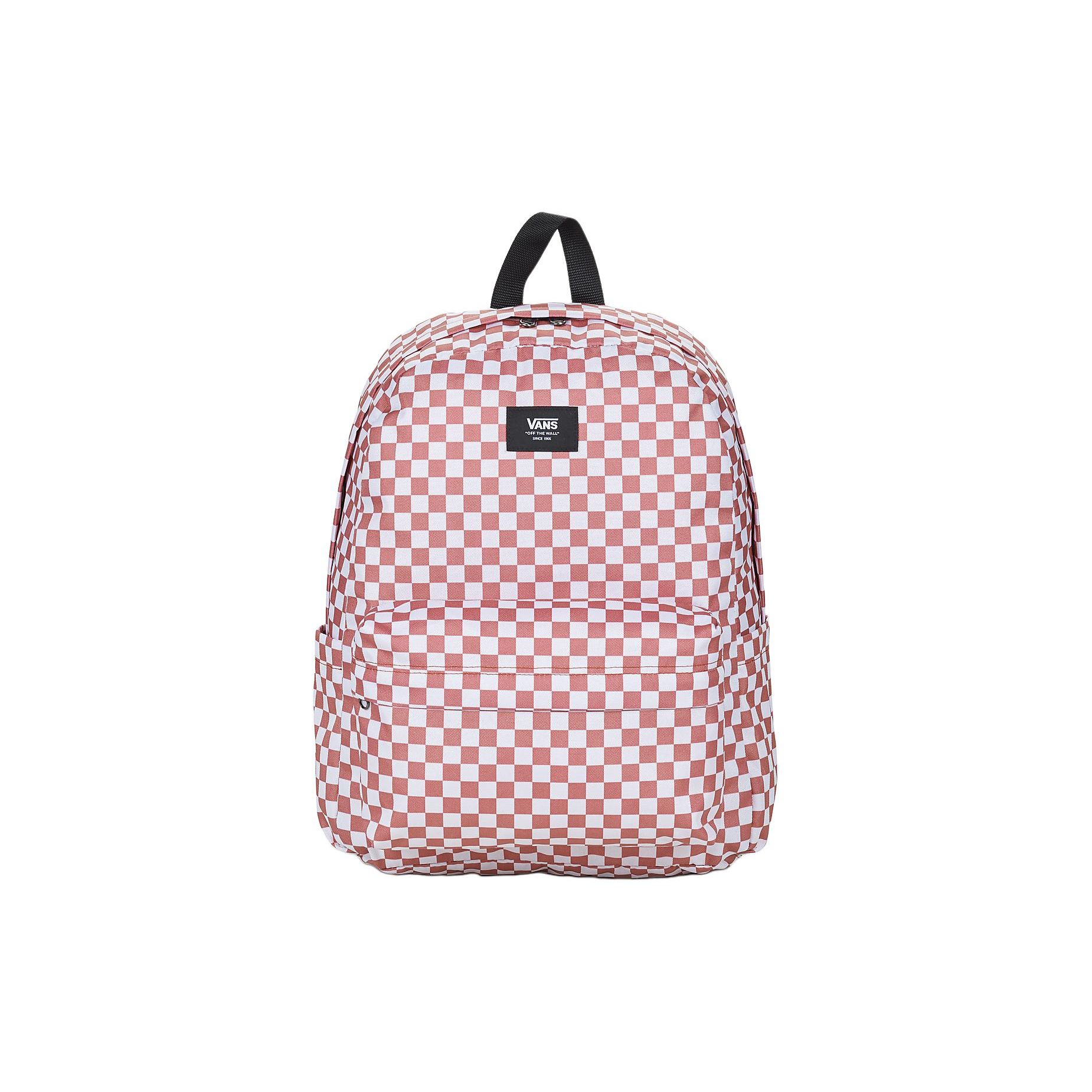 Vans 22L Old Skool Check Backpack Unisex Backpacks Pink VN000H4XCHO Pink