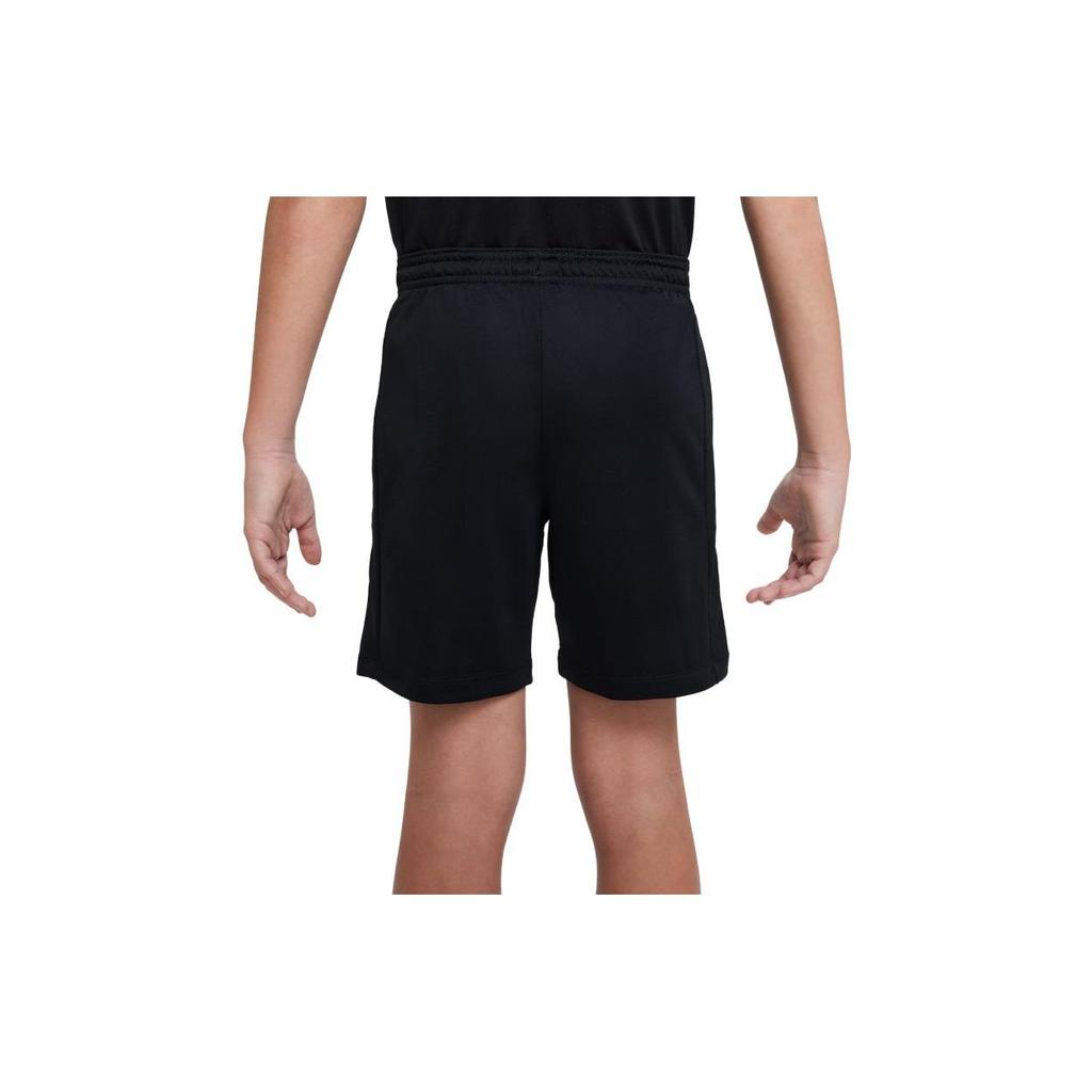 Nike Dri-Fit Trophy 23 Logo Print Drawstring Shorts Kids Bottoms Black DX5413-010