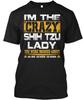 Crazy Shih Tzu Lady Warned About Jokes TTshirt Made In the USA Size S To 5XL